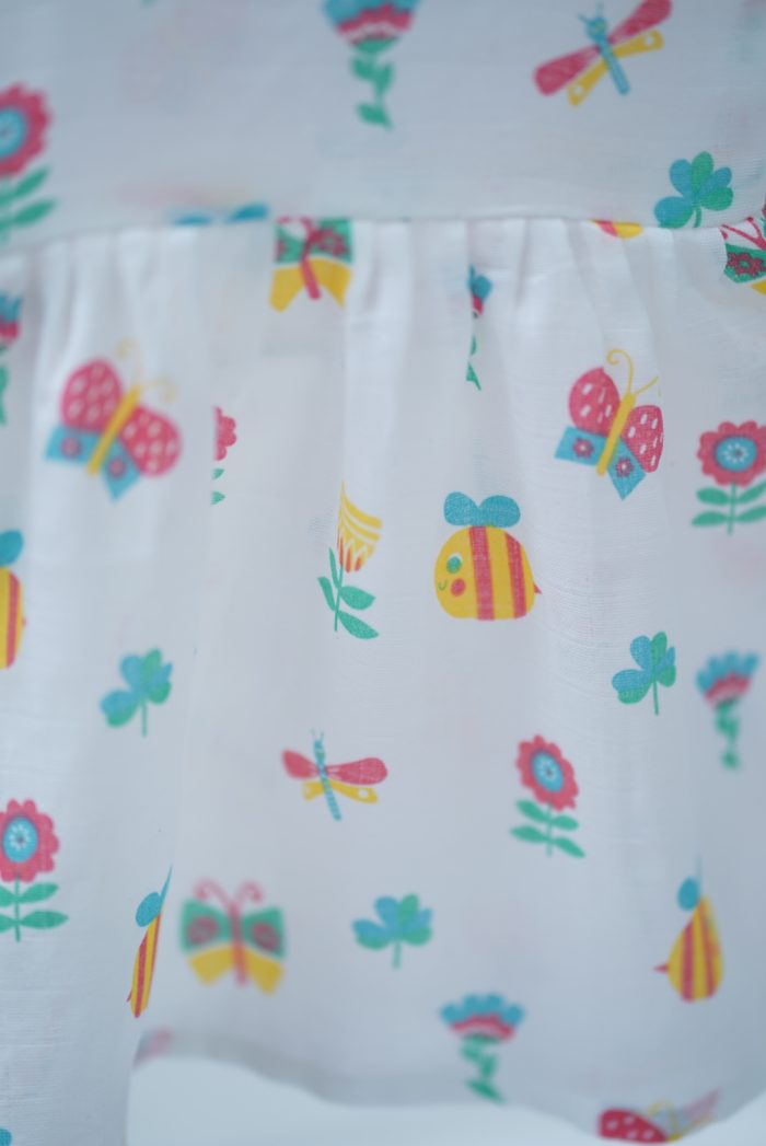 printed cotton frock