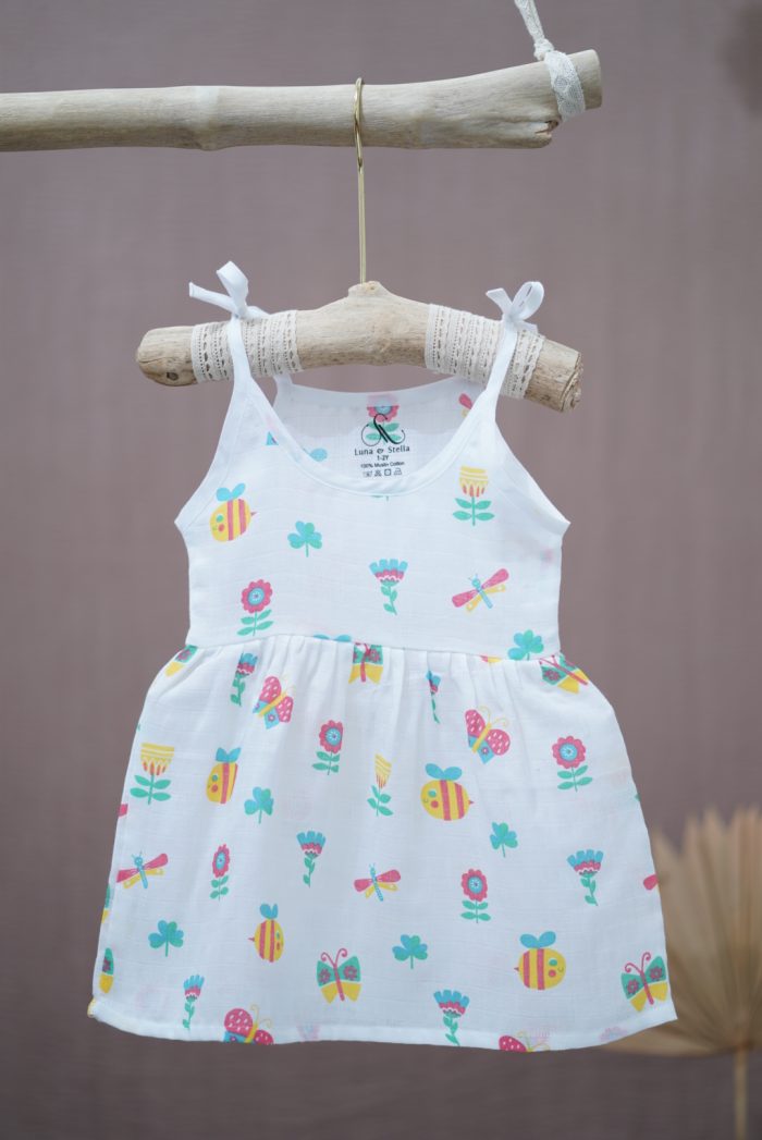 printed cotton frock