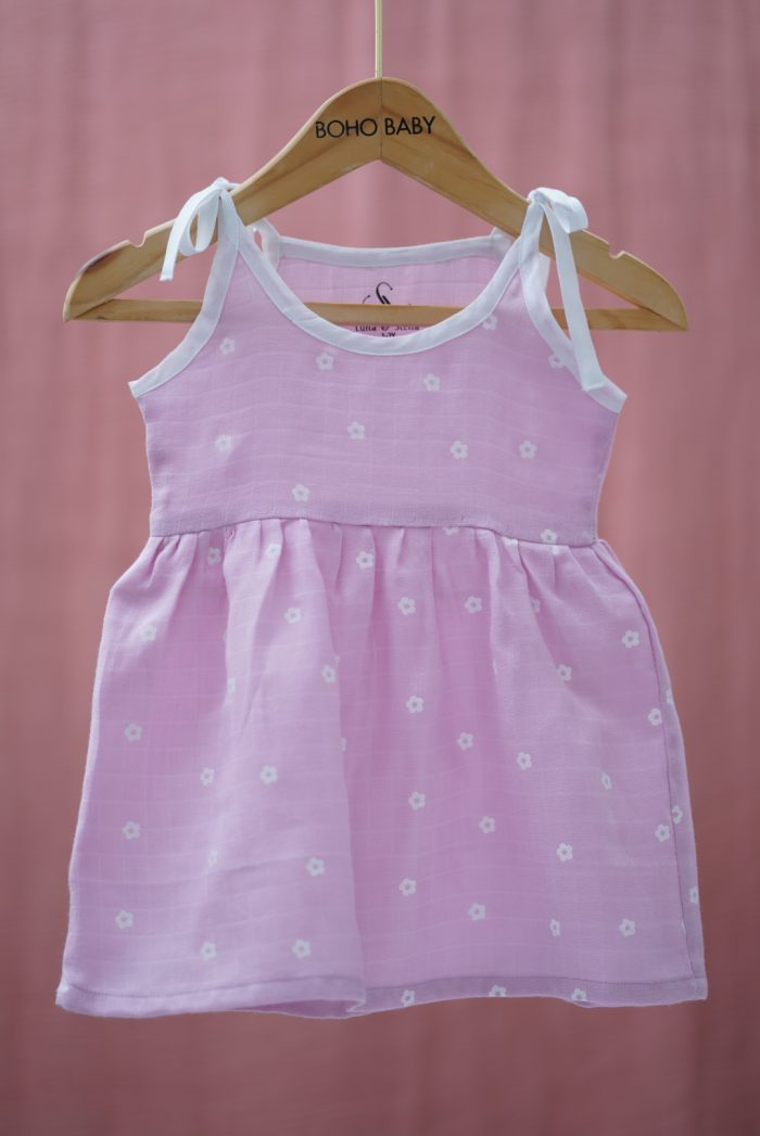 printed newborn frock