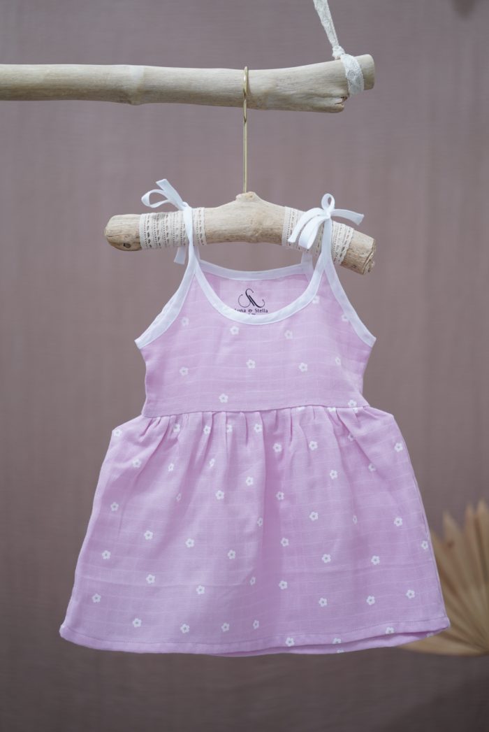 printed newborn frock