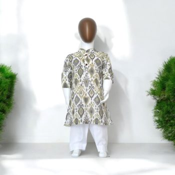 Kids Printed Kurta Set