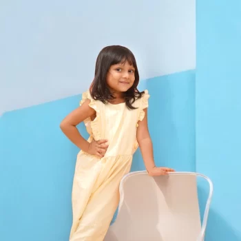 Girls' Sleeveless Jumpsuit