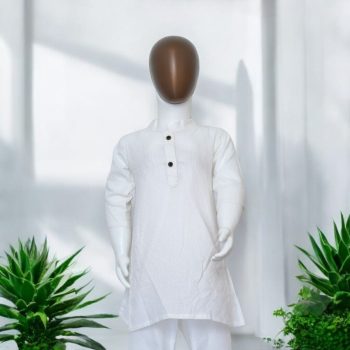 Ethnic White Kurta Set