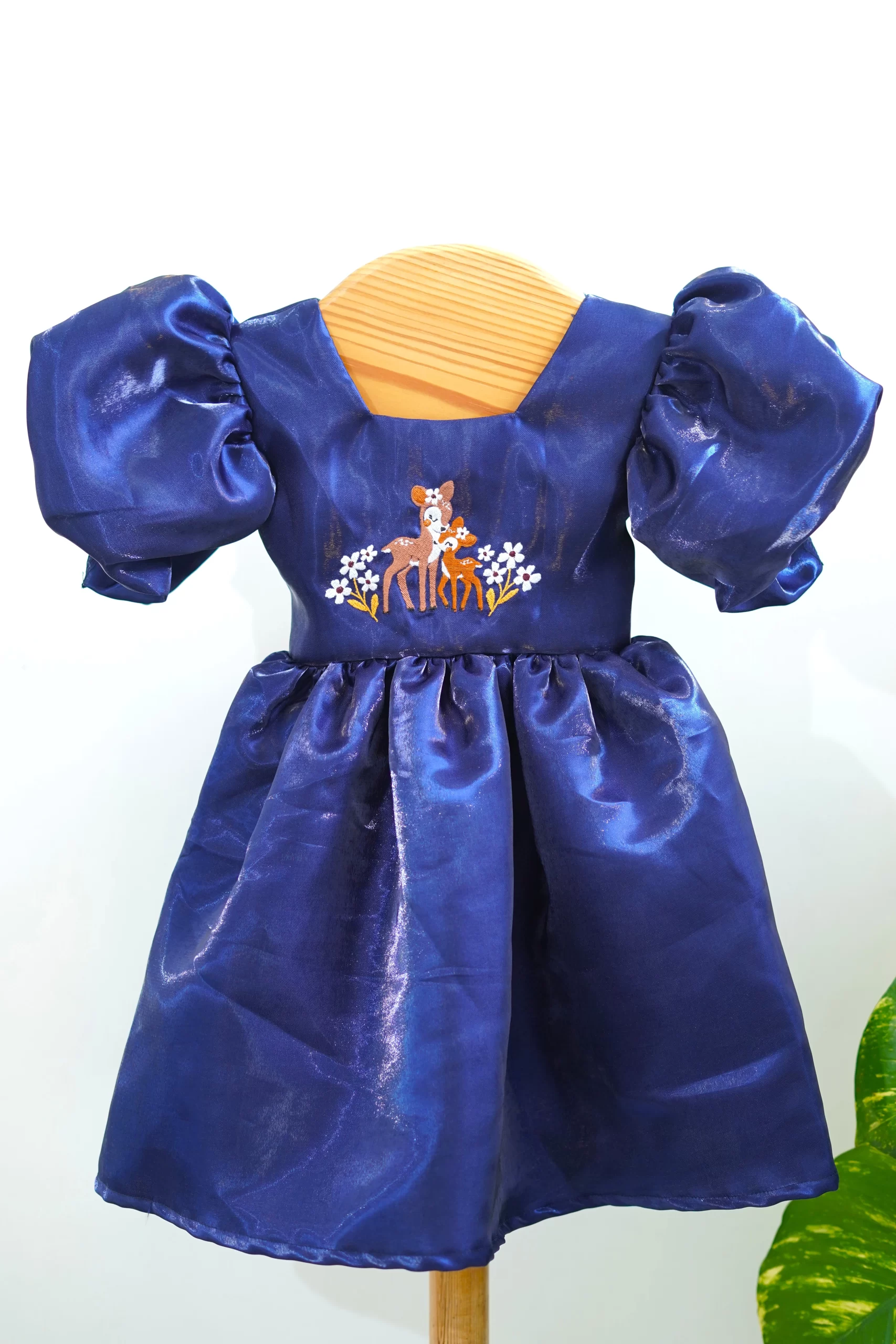 Embroidered party frock