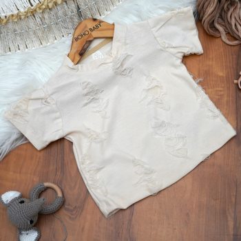 Distressed kids t-shirt