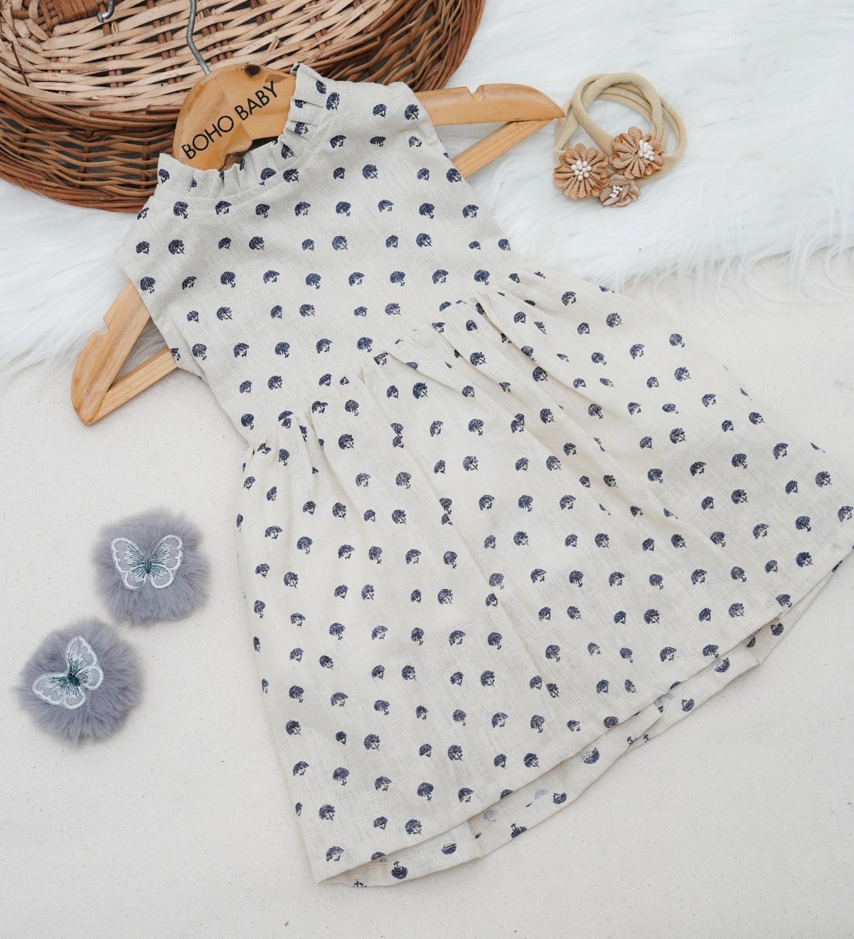 Cotton Sleeveless Frock