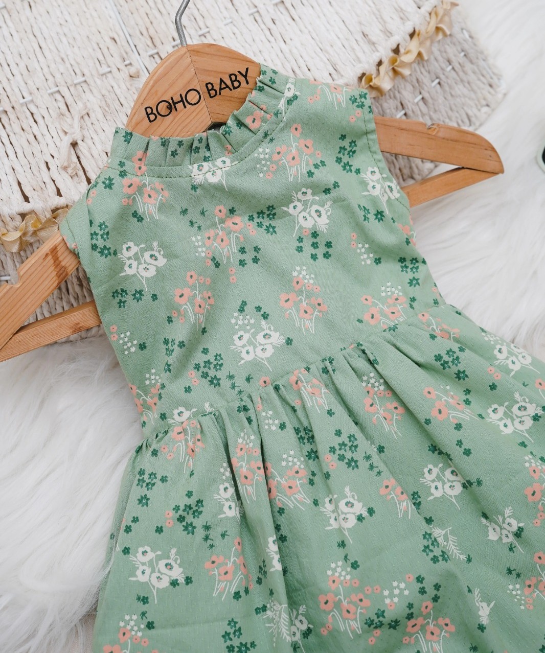 Cotton Sleeveless Frock