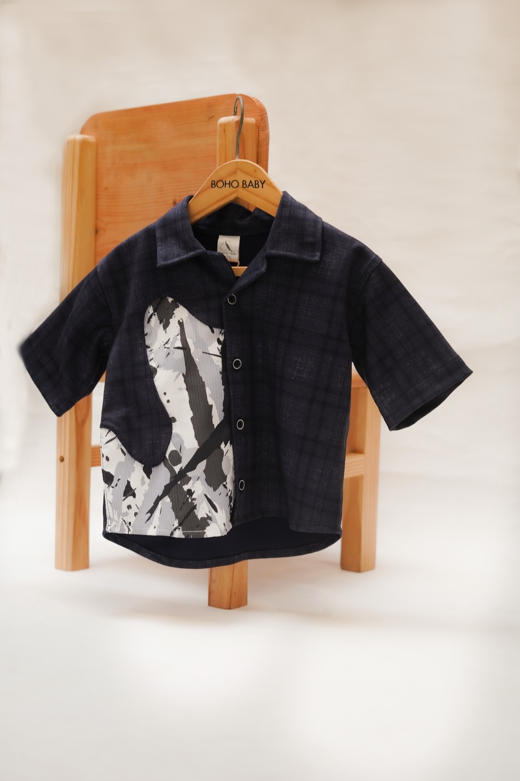 Boys Patchwork Shirt