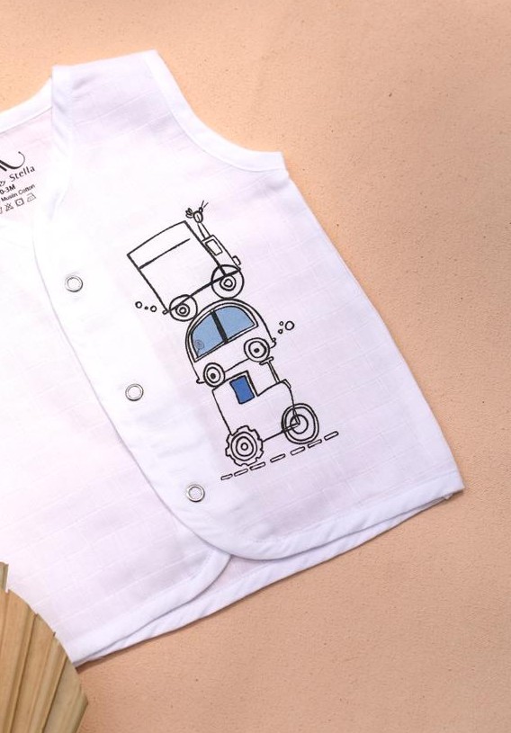 muslin jabla for baby boy