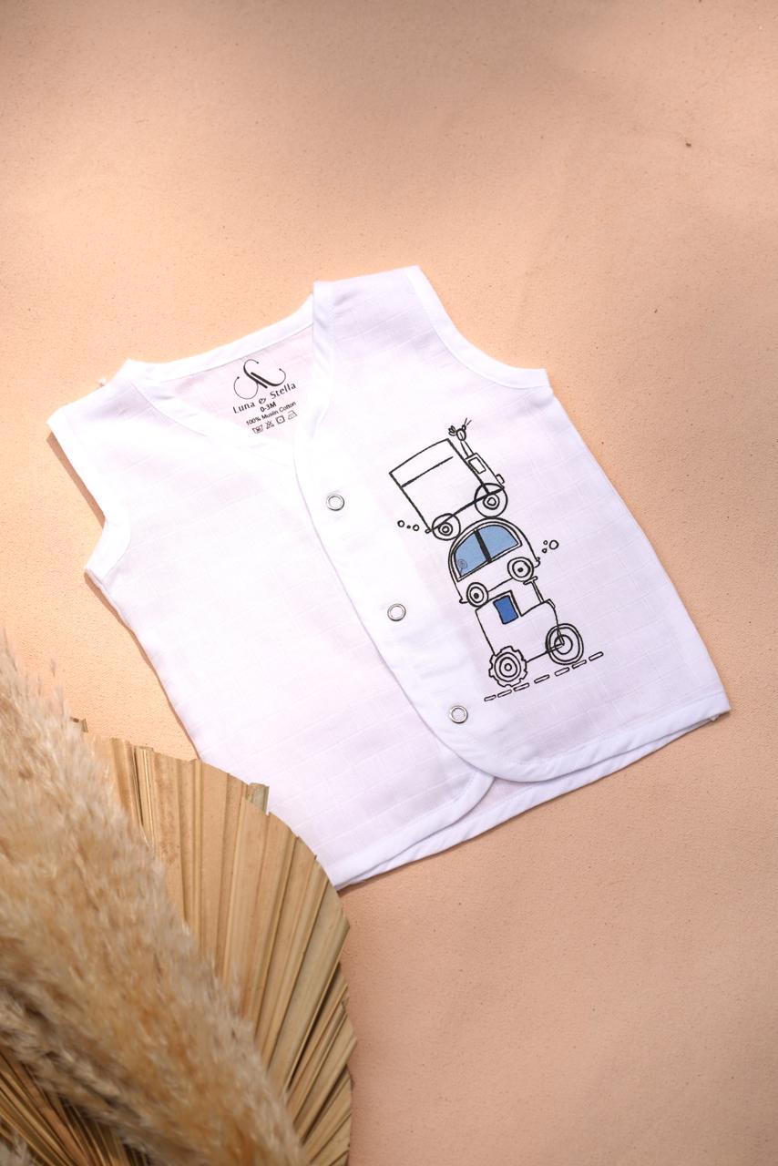 muslin jabla for baby boy