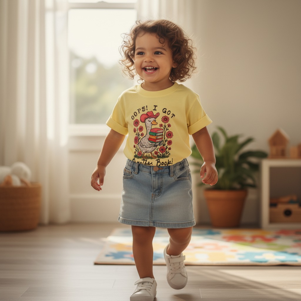 Oops! i Got Another Book Kids T-shirt