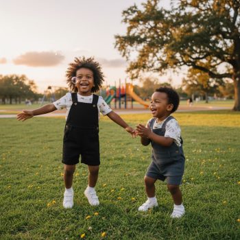 boys dungaree shorts set