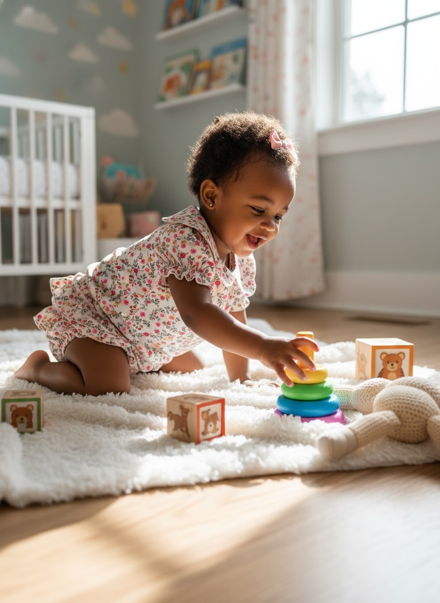 baby floral bloomer set