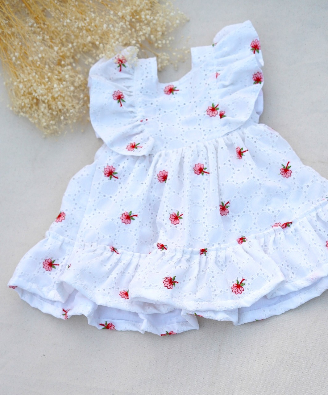 girls white frock