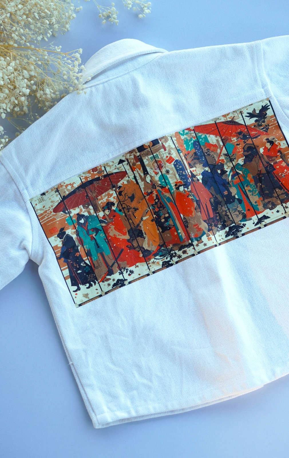 Boys White Canvas Fabric Shirt