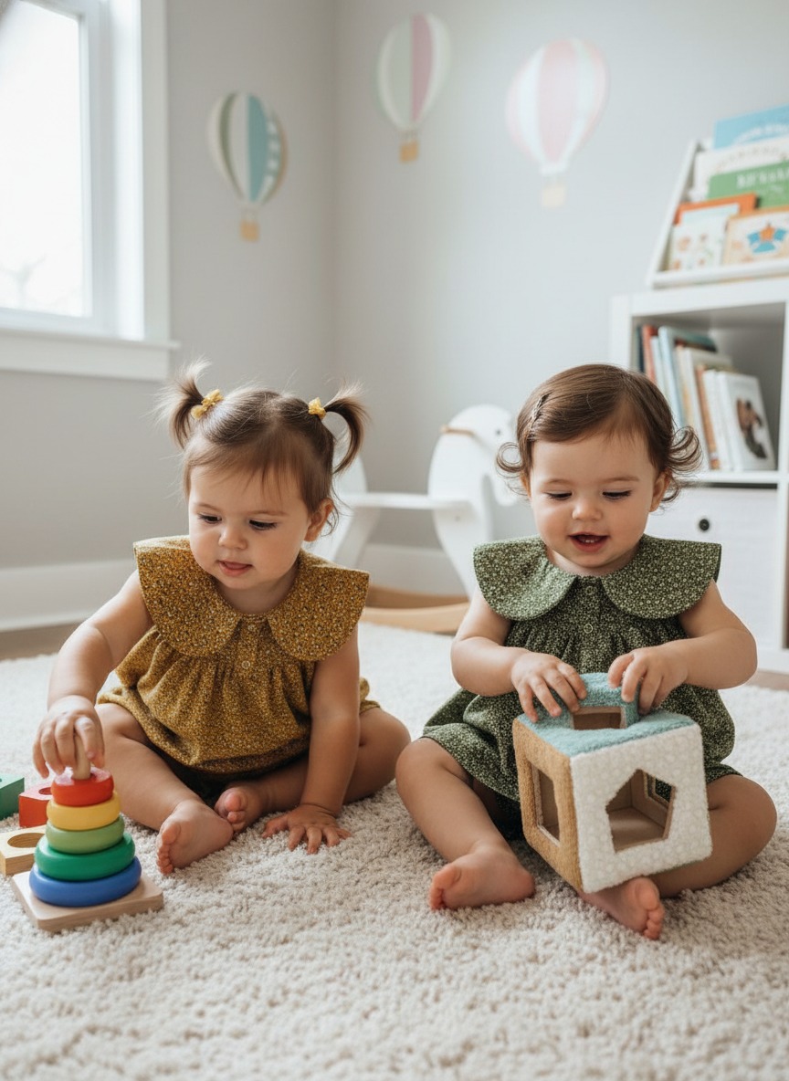 baby floral top shorts set