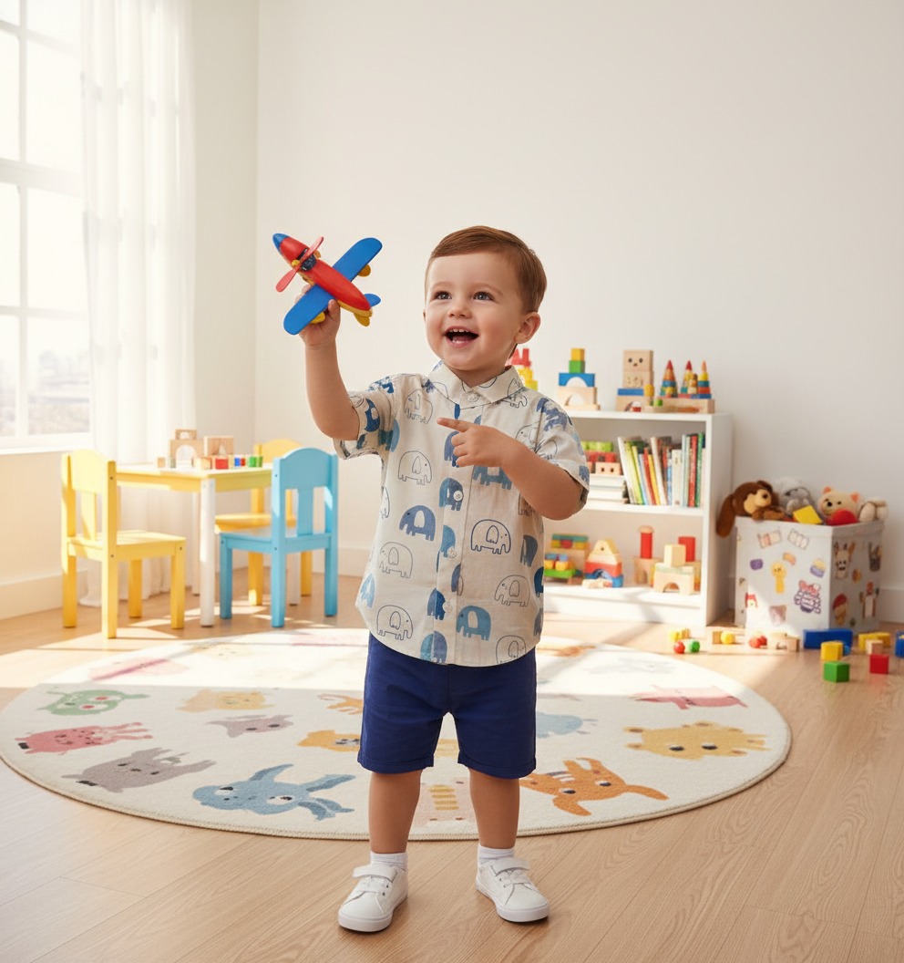 baby elephant printed shirt