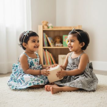 baby printed casual frock