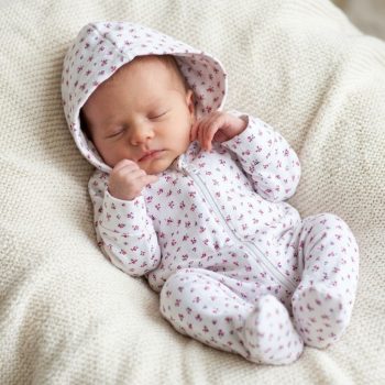 baby hooded romper