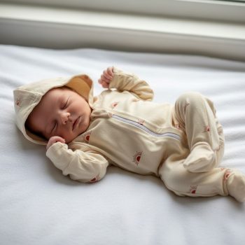 baby sun print sleepsuit